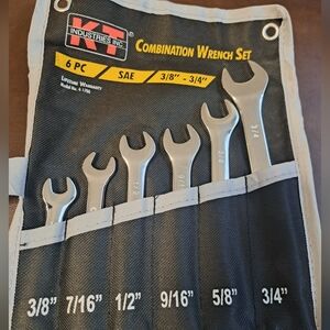 K Tool Combination Wrench Set